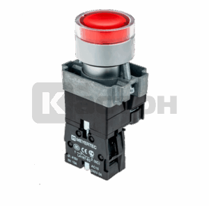 Кнопка с подсветкой красная 24V 1NC