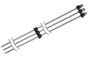 ДУ кондуктометрический датчик уровня для открытых резервуаров. Трехэлектродный 1,95 метра