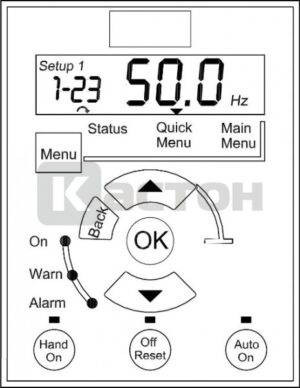 Панель управления VLT LCP 11 без потенциометра для преобразователей частоты серии FC51