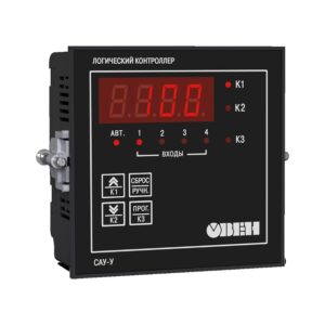 САУ-У контроллер для управления группой насосов с чередованием. Щитовой