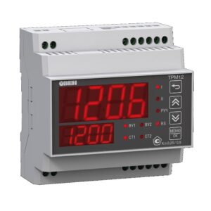 ТРМ12 обновленный ПИД-регулятор для задвижек с RS-485. DIN-реечный