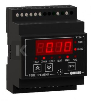 УТ24 цифровой двухканальный таймер. DIN-реечный